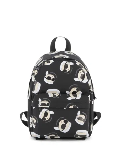 Karl Lagerfeld Kids' Ikon Karl-print Backpack