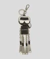 Karl Lagerfeld Ikon Karl Keychain In Black