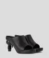 Karl Lagerfeld Ikon Kitten Heel Slides