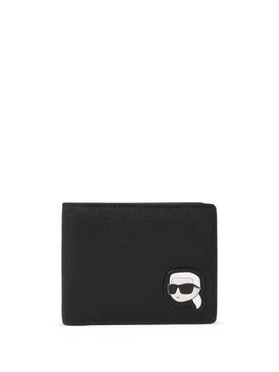 Karl Lagerfeld Ikon Kore Wallet In Black