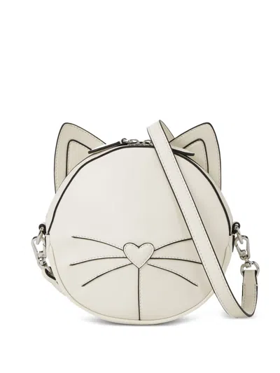 Karl Lagerfeld Ikon Le Chat 斜挎包 In White