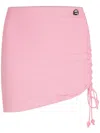 Karl Lagerfeld Ikon Mini Skirt In 粉色