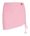 Karl Lagerfeld Ikon Mini Skirt In Pink