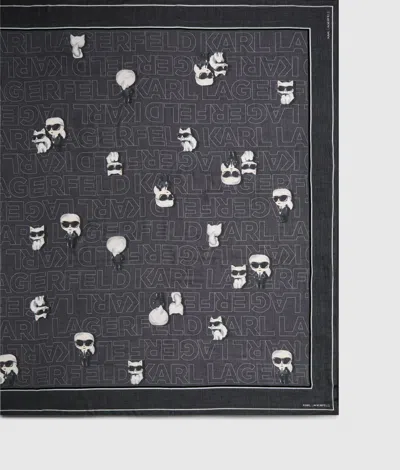 Karl Lagerfeld Ikon Modal-blend Scarf