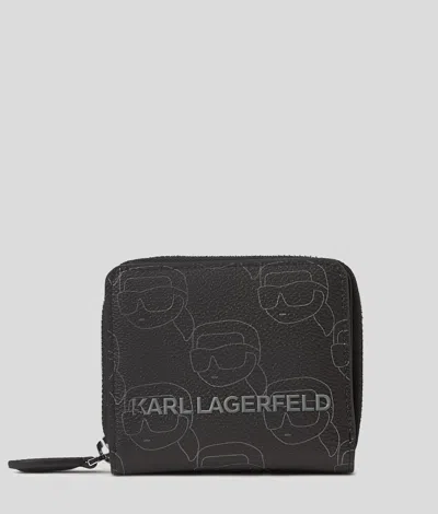 Karl Lagerfeld Ikon Monogram Medium Wallet