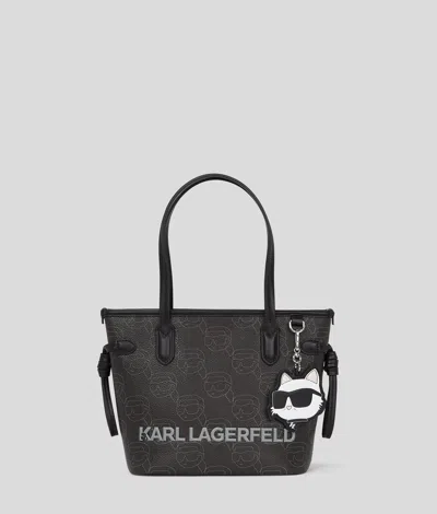 Karl Lagerfeld Ikon Monogram Small Tote Bag