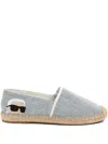 Karl Lagerfeld Ikon Nft Espadrilles In Gray