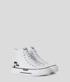 Karl Lagerfeld Ikon Nft Kampus Max Iii High-top Sneakers In White