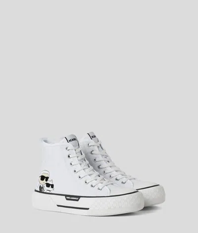 Karl Lagerfeld Ikon Nft Kampus Max Iii High-top Sneakers In White
