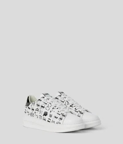 Karl Lagerfeld Ikon Nft Kapri Graffiti Sneakers In Multi