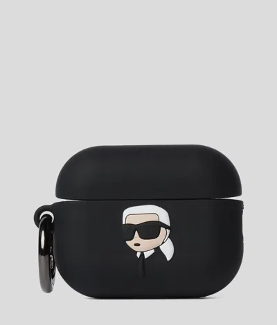 Karl Lagerfeld Ikon Nft Karl Airpods Pro 2 Case In Black