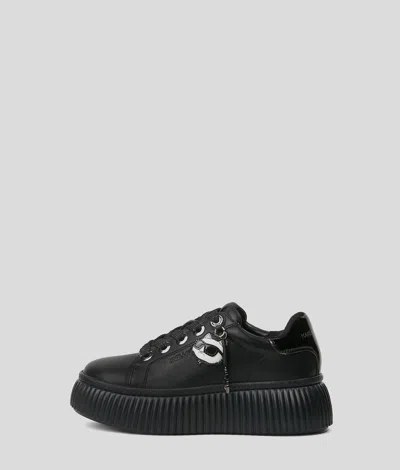 Karl Lagerfeld Ikon Nft Kreeper Sneakers In Black
