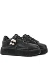 Karl Lagerfeld Ikon Nft Kreeper Sneakers In Black