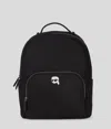 Karl Lagerfeld Ikon Nylon Backpack In Black