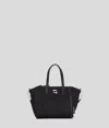 Karl Lagerfeld Ikon Nylon Kleine Tote-bag In Black