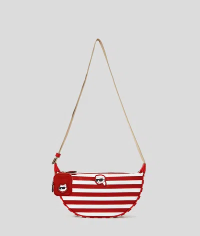 Karl Lagerfeld Ikon Nylon Small Half-moon Bag