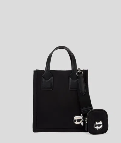 Karl Lagerfeld Ikon Nylon Small Square Tote Bag