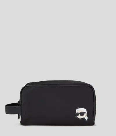 Karl Lagerfeld Ikon Nylon Wash Bag