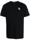 Karl Lagerfeld Rubber Karl Patch T-shirt In 999