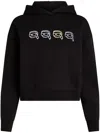 Karl Lagerfeld Ikonik 2.0 Hoodie Aus Bio-baumwolle In Schwarz