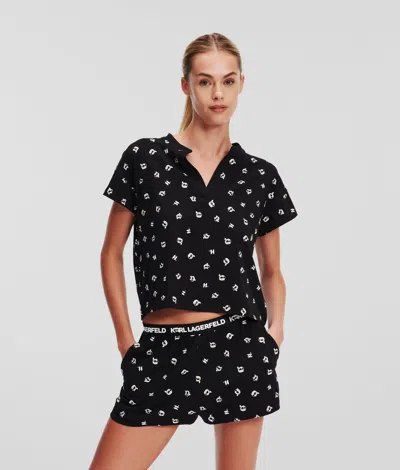 Karl Lagerfeld Ikon Pajama Shorts Set