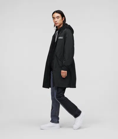 Karl Lagerfeld Ikon Parka In Black