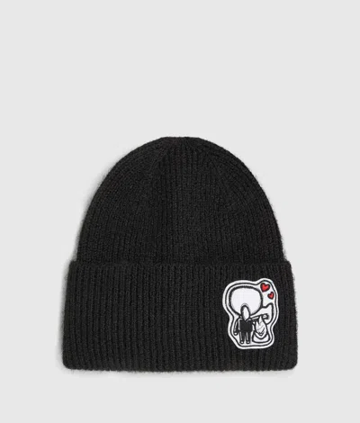 Karl Lagerfeld Ikon Patch Beanie