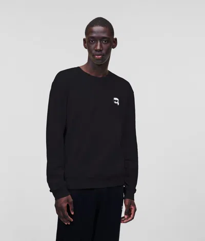KARL LAGERFELD IKON PATCH SWEATSHIRT