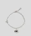 Karl Lagerfeld Ikon Pavé Choupette Charm Bracelet