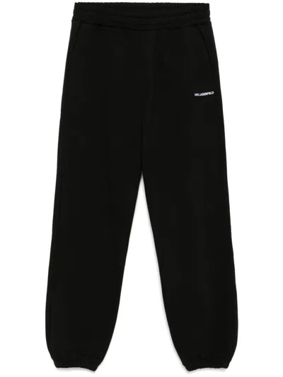 Karl Lagerfeld Ikon Peak-a-boo Pants In Black