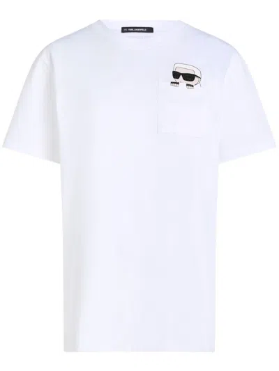 KARL LAGERFELD IKON PEAK-A-BOO T-SHIRT