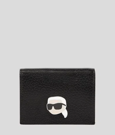 Karl Lagerfeld Ikon Pebble Bi-fold Wallet