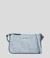 Karl Lagerfeld Ikon Perforated Crossbody Pouch