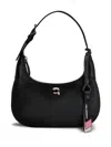 Karl Lagerfeld Ikon Pin Slouchy Shoulder Bag In Black
