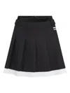 Karl Lagerfeld Ikon Pleated Mini Skirt