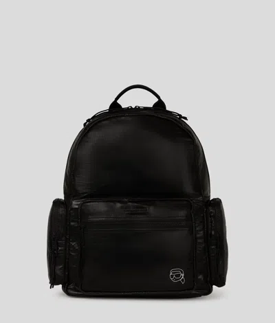 Karl Lagerfeld Ikon Puffy Nylon Backpack