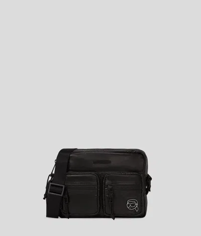Karl Lagerfeld Ikon Puffy Nylon Crossbody Bag