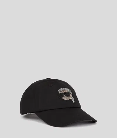 Karl Lagerfeld Ikon Rhinestone Karl Cap