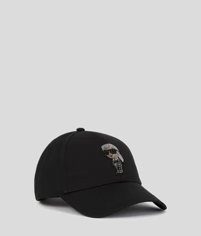 Karl Lagerfeld Ikon Rhinestones Cap