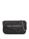 Karl Lagerfeld Ikon Shoulder Bag In Black