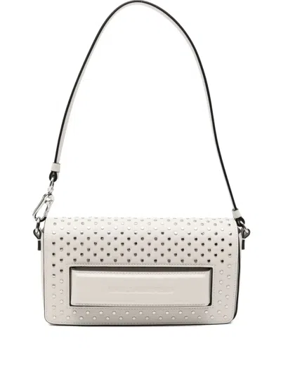 Karl Lagerfeld Ikon Shoulder Bag In Neutral