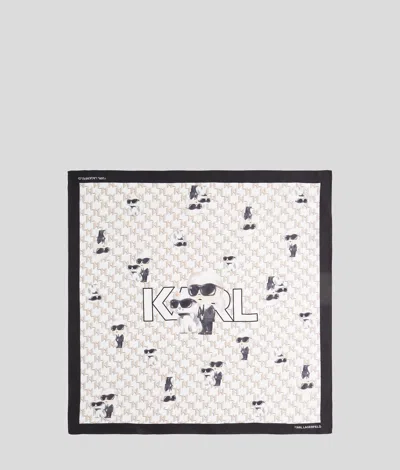 KARL LAGERFELD IKON SILK SCARF