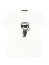 Karl Lagerfeld Ikon Sketch T-shirt In White