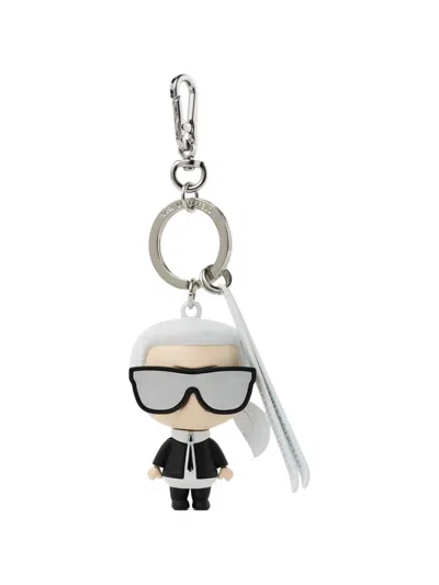 Karl Lagerfeld Ikon Ski-schlüsselanhänger In Metallic