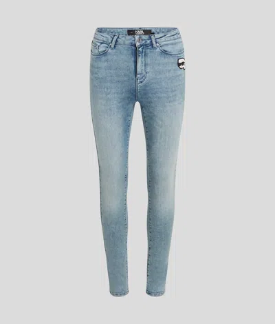 Karl Lagerfeld Ikon Skinny Jeans In Blue