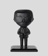 Karl Lagerfeld Ikon Statue In Black