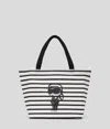 Karl Lagerfeld Ikon Striped Shopper