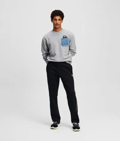 Karl Lagerfeld Ikon Sweatpants In Gray