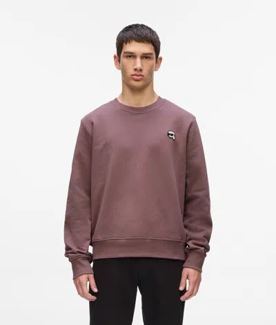 Karl Lagerfeld Ikon Sweatshirt In Gray