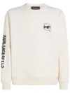 Karl Lagerfeld Ikonik Karl Sweatshirt In White